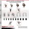 Service Caster 3 Inch 316SS High Temp Glass Filled Nylon Bolt Hole Caster Set with Lock Brake SCC-SS316BHTTL20S314-GFNSHT-4 - alternate 2